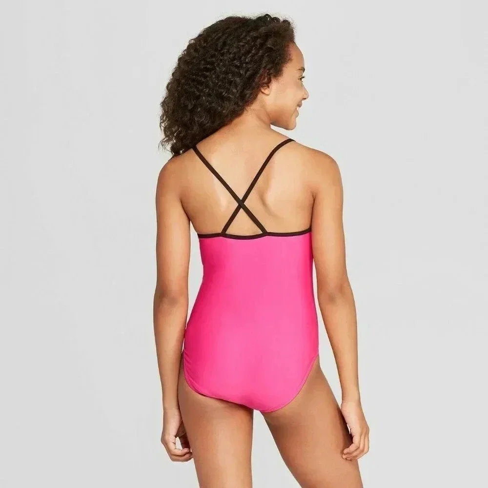 NEW Jojo Siwa One Piece Flip Sequins Bathing Suit